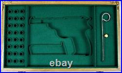 PISTOL GUN PRESENTATION CUSTOM DISPLAY CASE BOX for MAUSER P38 walther 9mm para