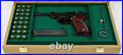 PISTOL GUN PRESENTATION CUSTOM DISPLAY CASE BOX for MAUSER P38 walther 9mm para