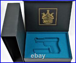 PISTOL GUN PRESENTATION CUSTOM DISPLAY CASE BOX for MAUSER m1914 7,65 mm PISTOL GUN PRESENTATION CUSTOM DISPLAY CASE BOX for MAUSER m1914 7,65 mm