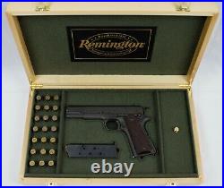 PISTOL GUN PRESENTATION CUSTOM DISPLAY CASE BOX for REMINGTON m1911 A1 colt. 45