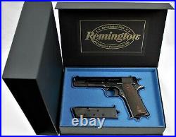 PISTOL GUN PRESENTATION CUSTOM DISPLAY CASE BOX for REMINGTON m1911 colt. 45acp