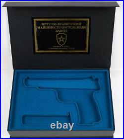 PISTOL GUN PRESENTATION CUSTOM DISPLAY CASE BOX for STECHKIN APS USSR 9x18 mm