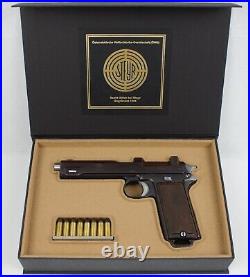 PISTOL GUN PRESENTATION CUSTOM DISPLAY CASE BOX for STEYR HAHN m1912 cal 9x23 mm