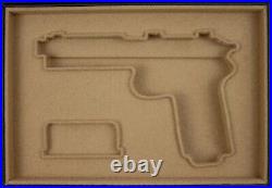 PISTOL GUN PRESENTATION CUSTOM DISPLAY CASE BOX for STEYR HAHN m1912 cal 9x23 mm