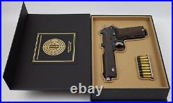 PISTOL GUN PRESENTATION CUSTOM DISPLAY CASE BOX for STEYR HAHN m1912 cal 9x23 mm