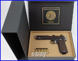 PISTOL GUN PRESENTATION CUSTOM DISPLAY CASE BOX for STEYR HAHN m1912 cal 9x23 mm