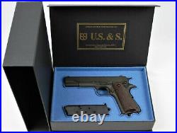 PISTOL GUN PRESENTATION CUSTOM DISPLAY CASE BOX for U. S. & S. M1911 A1 colt