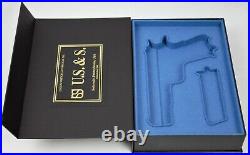 PISTOL GUN PRESENTATION CUSTOM DISPLAY CASE BOX for U. S. & S. M1911 A1 colt