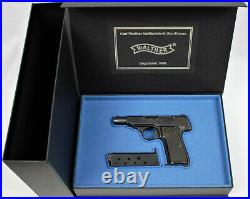 PISTOL GUN PRESENTATION CUSTOM DISPLAY CASE BOX for WALTHER MODEL 4 ppk p38 pp
