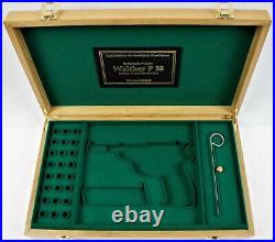 PISTOL GUN PRESENTATION CUSTOM DISPLAY CASE BOX for WALTHER P38 P1 9mm para