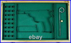 PISTOL GUN PRESENTATION CUSTOM DISPLAY CASE BOX for WALTHER P38 P1 9mm para