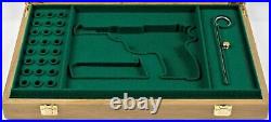 PISTOL GUN PRESENTATION CUSTOM DISPLAY CASE BOX for WALTHER P38 P1 9mm para