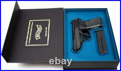 PISTOL GUN PRESENTATION CUSTOM DISPLAY CASE BOX for WALTHER mod. P5 cal. 9x19 mm