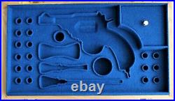 PISTOL GUN PRESENTATION CUSTOM DISPLAY CASE BOX for WEBLEY & SCOTT Mk V 4.455