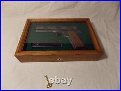 PISTOL PRESENTATION CASE DISPLAY BOX for COLT M1911 1911