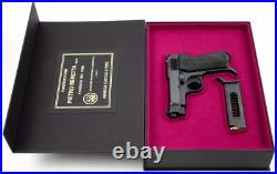 PISTOL PRESENTATION CUSTOM DISPLAY CASE BOX for BERETTA m1935 cal 7,65 after war PISTOL PRESENTATION CUSTOM DISPLAY CASE BOX for BERETTA m1935 cal 7,65 after war