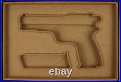 PISTOL PRESENTATION CUSTOM DISPLAY CASE BOX for BROWNING HIGH POWER Type 1 Mk 1