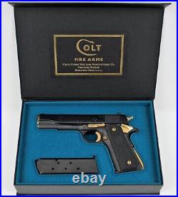 PISTOL PRESENTATION CUSTOM DISPLAY CASE BOX for COLT GOVERNMENT Mk 4 Series 80