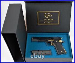 PISTOL PRESENTATION CUSTOM DISPLAY CASE BOX for COLT GOVERNMENT Mk 4 Series 80