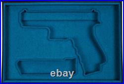 PISTOL PRESENTATION CUSTOM DISPLAY CASE BOX for GLOCK 17 gen4 cal. 9 mm + 2 ammo PISTOL PRESENTATION CUSTOM DISPLAY CASE BOX for GLOCK 17 gen4 cal. 9 mm + 2 ammo