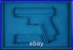 PISTOL PRESENTATION CUSTOM DISPLAY CASE BOX for GLOCK 19 gen. 2 cal. 9mm + 2 ammo