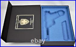 PISTOL PRESENTATION CUSTOM DISPLAY CASE BOX for SWISS W+F LUGER P06 4 3/4 7,65