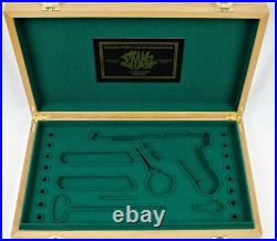 PISTOL PRESENTATION CUSTOM DISPLAY CASE for DWM LUGER P06 7,65mm 4 3/4 inch p08
