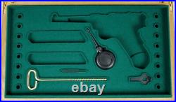 PISTOL PRESENTATION CUSTOM DISPLAY CASE for DWM LUGER P06 7,65mm 4 3/4 inch p08