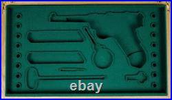 PISTOL PRESENTATION CUSTOM DISPLAY CASE for DWM LUGER P06 7,65mm 4 3/4 inch p08