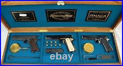 PISTOL PRESENTATION DISPLAY CUSTOM CASE BOX for m1911 A1 COLT REMINGTON ITHACA