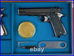 PISTOL PRESENTATION DISPLAY CUSTOM CASE BOX for m1911 A1 COLT REMINGTON ITHACA