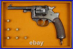 PISTOL REVOLVER PRESENTATION CUSTOM DISPLAY CASE BOX for MAS m1892 Lebel cal 8mm PISTOL REVOLVER PRESENTATION CUSTOM DISPLAY CASE BOX for MAS m1892 Lebel cal 8mm