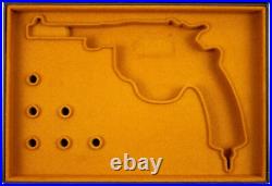 PISTOL REVOLVER PRESENTATION CUSTOM DISPLAY CASE BOX for MAS m1892 Lebel cal 8mm PISTOL REVOLVER PRESENTATION CUSTOM DISPLAY CASE BOX for MAS m1892 Lebel cal 8mm