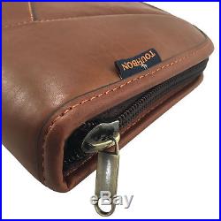 Padded Rifle Case Shotgun Slip Gun Soft Case Tourbon Genuine Leather Vintage