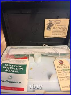 Para-Ordance P10 hard factory gun case with grips, grip extender, 10 round clip