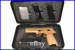 Pelican 1170 case fits Sig Sauer P226 P320 Pistol +nameplate +Lid & 1500D