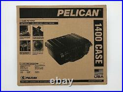 Pelican 1400 Watertight Crushproof Case Black