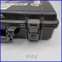 Pelican 1470 Attache Watertight Case With Foam Pistol Gun Insert Black