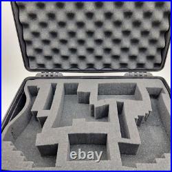 Pelican 1470 Attache Watertight Case With Foam Pistol Gun Insert Black