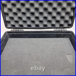 Pelican 1470 Attache Watertight Case With Foam Pistol Gun Insert Black