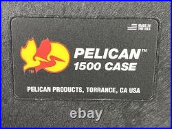 Pelican 1500 Watertight Hard Gun Camera Case Pick N Pluck Foam New