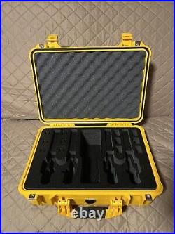 Pelican 1500 case with 4 handgun gun insert