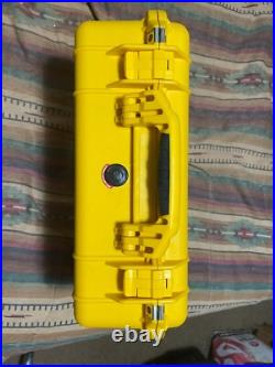 Pelican 1500 case with blue 5 handgun 18 magazine insert as pictured