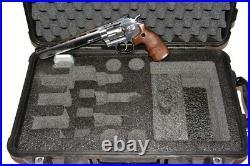 Pelican 1510 includes 3 Large pistol handgun QuickDraw foam Travel case +1500D