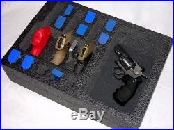 Pelican 1520 3 pistol Quick Draw handgun foam insert +storage fits your case