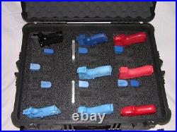 Pelican 1610 custom 15 pistol handgun foam insert kit fits your case +nameplate