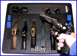Pelican 6 Large Revolver pistol handgun gun foam insert kit fits your 1550 case