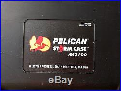 Pelican Black Gun Rifle Hardshell Case Storm iM3100 with Gun Cutout Dense Foam
