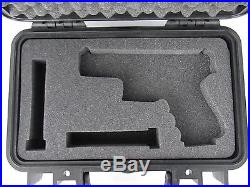 Pelican Case 1170 with Custom Foam for Glock 19 (Case & Foam) Black