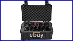 Pelican V525PF7 Vault 7-Pistol Case VCV525-0061-BLK, Black, High-impact polymer